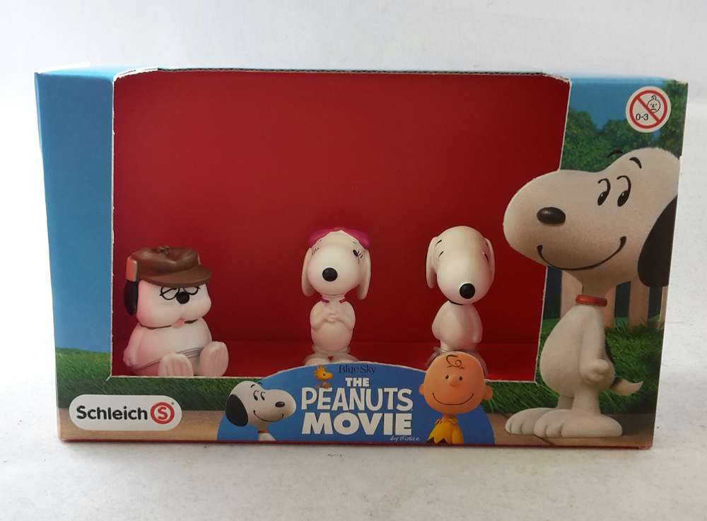 22049 Schleich Set - Snoopy und seine Geschwister 3 Figuren Peanuts der Film Neu 