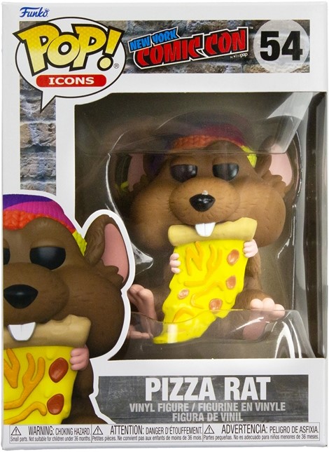 FUNKO POP! ICONS COMIC CON NEW YORK PIZZA RAT