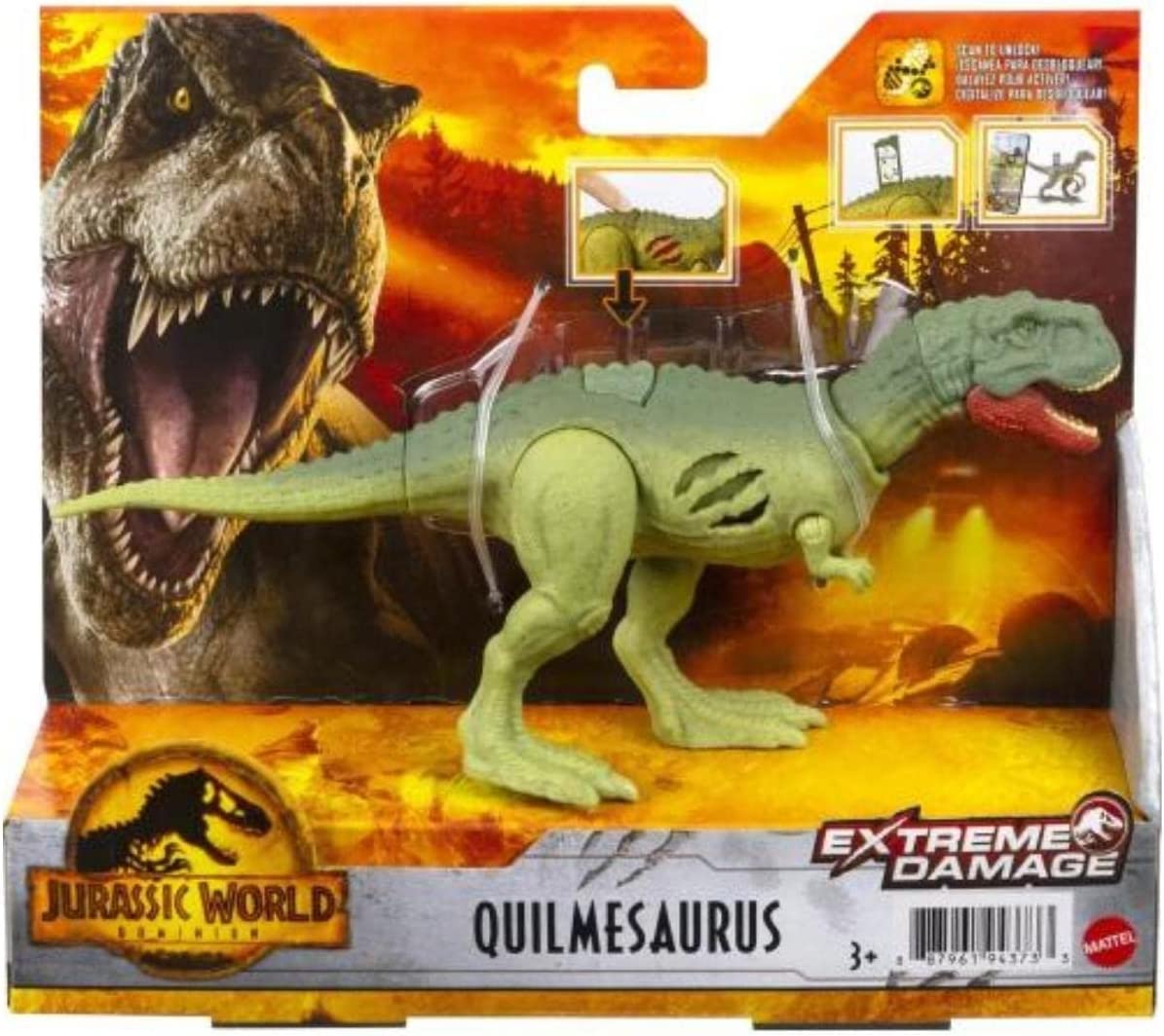 Jurassic Dominion Dinosaurier QUILMESAURUS GWN17 Extreme Damage 