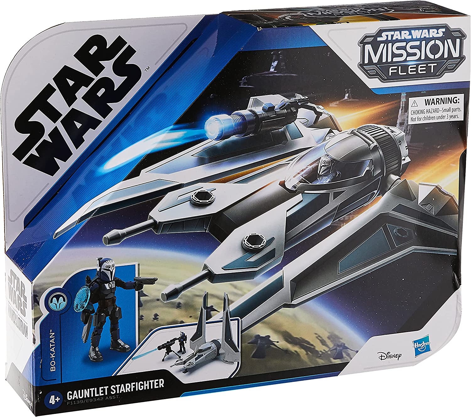 Hasbro Disney - Star Wars - Mission Fleet - Spielset, Figur 6 cm mit Fahrzeug, Sternenjäger	