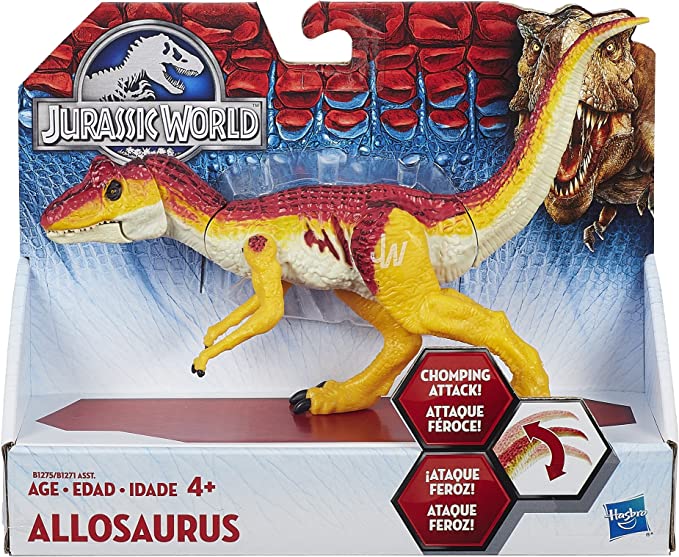 Jurassic World Bashers & Biters Allosaurus Figur