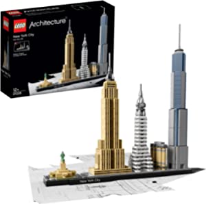 LEGO 21028 Architecture New York City, Skyline-Kollektion mit Freiheisstatue, Bausteine für Kinder und Erwachsene, Basteln
