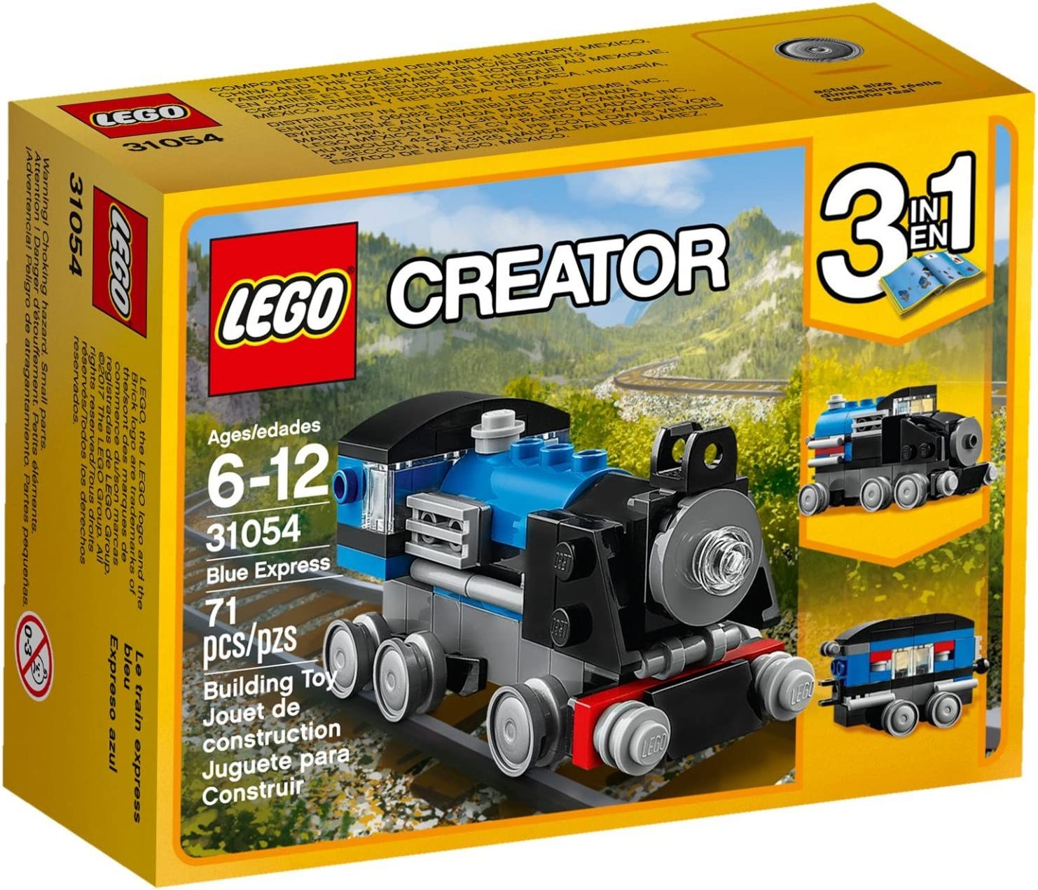 LEGO Creator 31054 - Schnellzug, blau