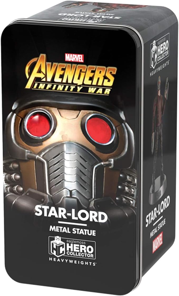  Marvel Heavyweights Eaglemoss Star-Lord Figur Metal Statue in Metalldose 1:18