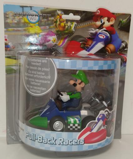  Mario Kart Pull-Back Racers Luigi Car 10 cm