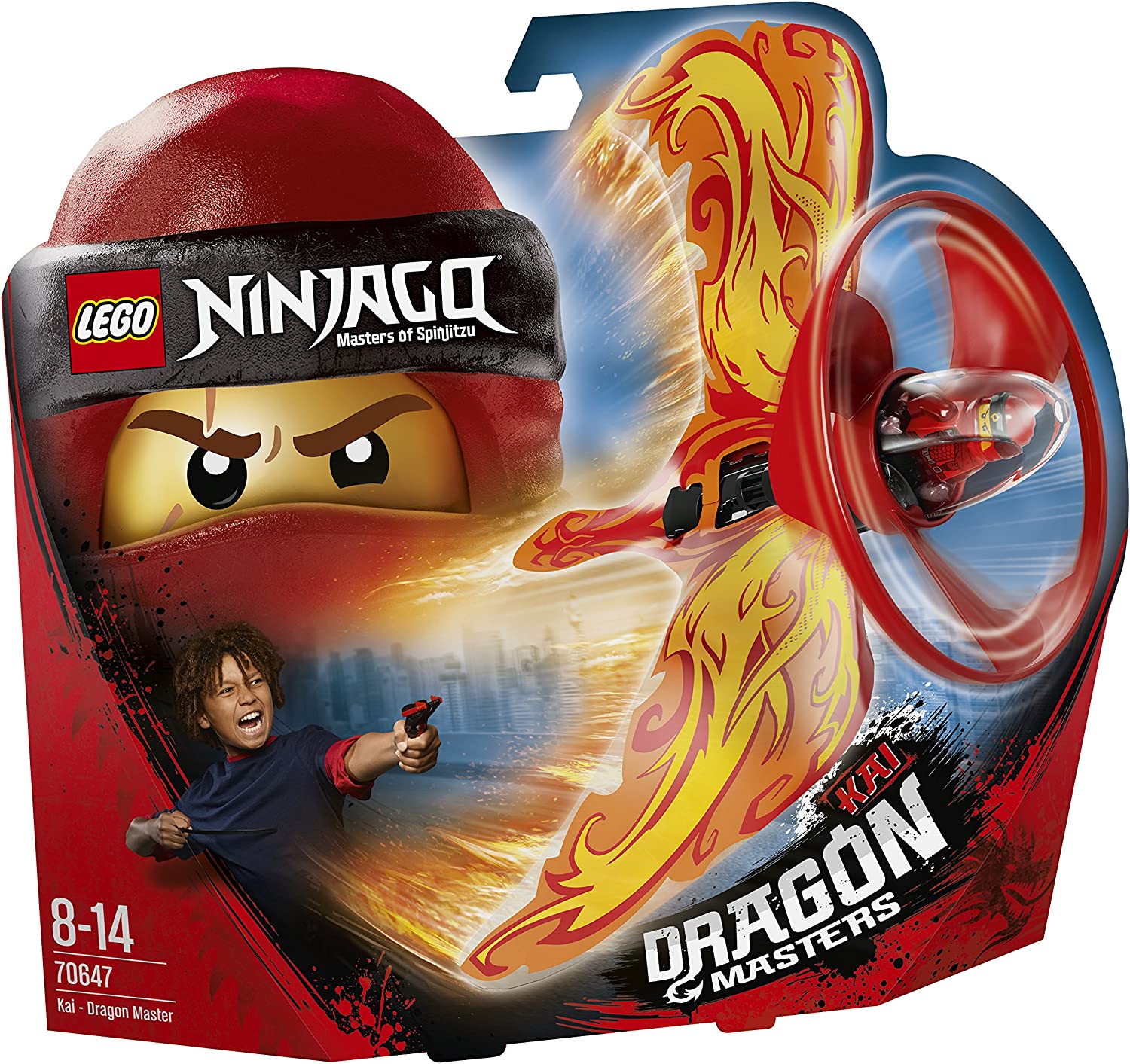 LEGO® NINJAGO® Drachenmeister Kai (70647) cooles Kinderspielzeug