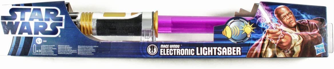 Hasbro - Star Wars Rebels elektronisches Lichtschwert Mace Windu