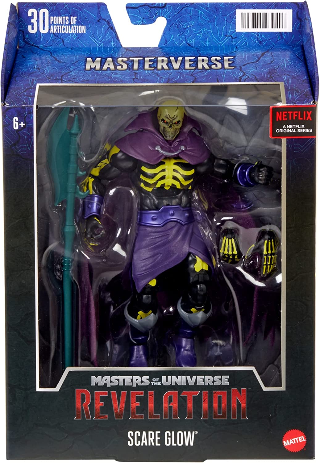 Masters of the Universe Masterverse Scare Glow Action Figure 7-in MOTU Battle Figur