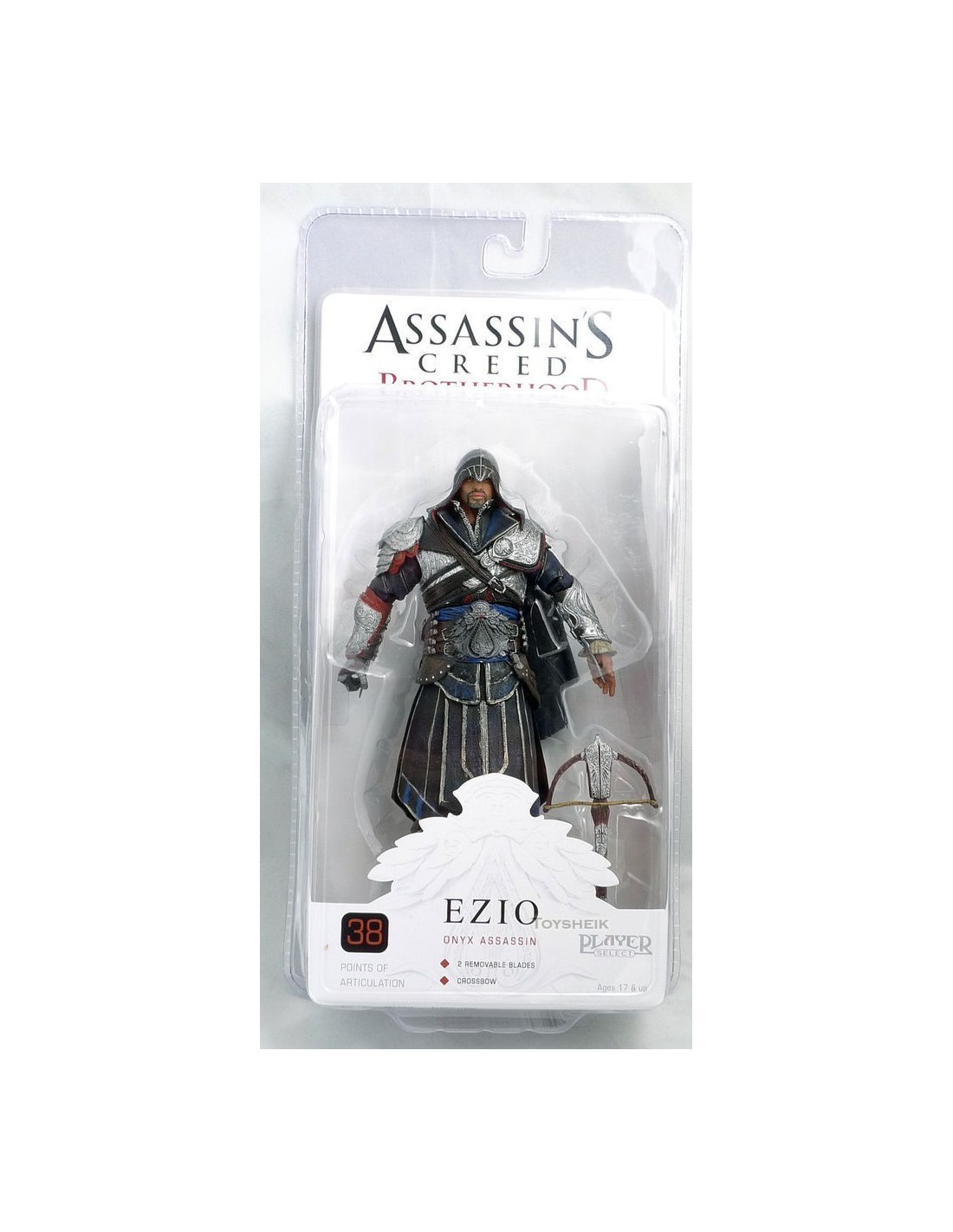 Assassins Creed EZIO Unhooded Version Onyx Action Figur Neca