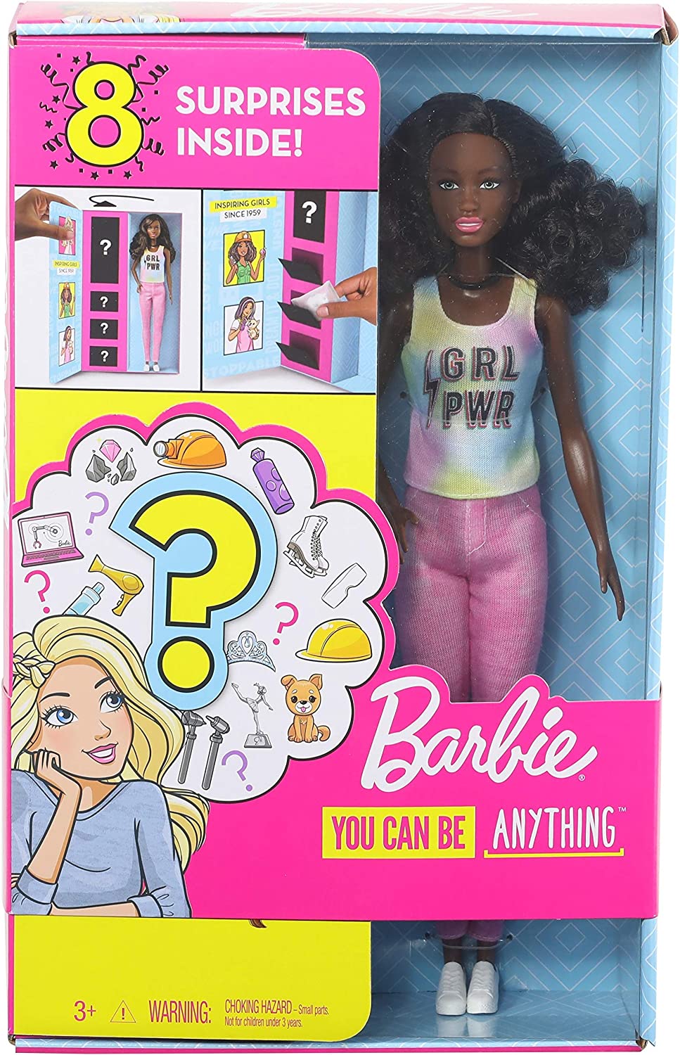 Barbie GLH63 - Karriere Puppe (AA) mit Überraschungs-Moden und Accessoires