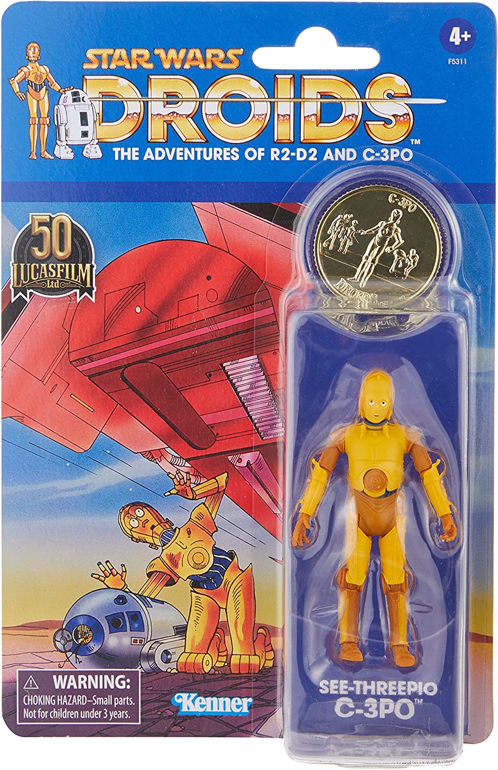 C-3PO Star Wars Droids Vintage Collection TVC Action Figur Hasbro 