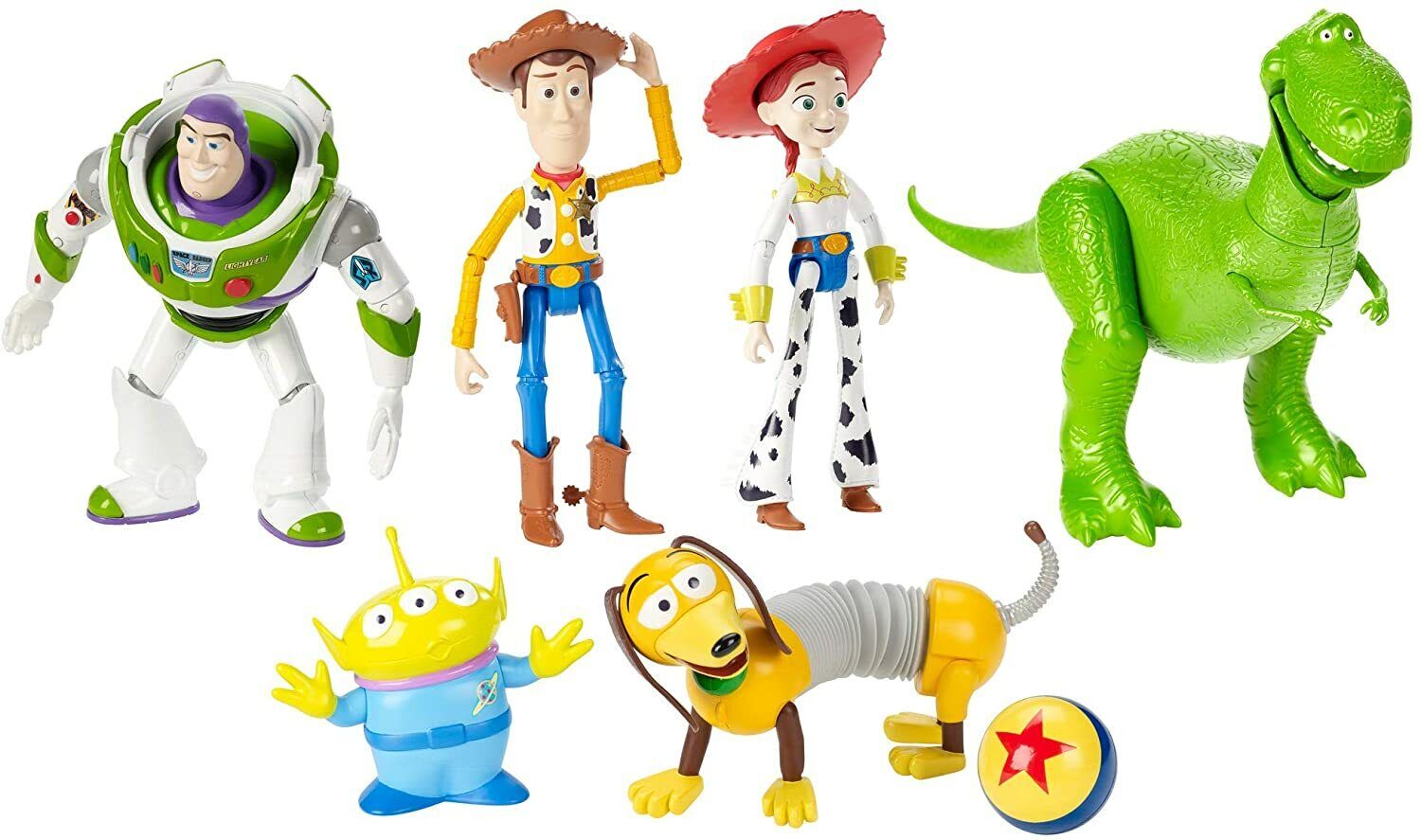 Toy Story 4 Action Spiel Sammel Figuren Set Neu / Ovp Buzz Jessie Rex Woody