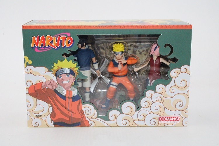 Naruto Comansi 3er Set Spiel und Sammel Figuren, Sasuke und Sakura
