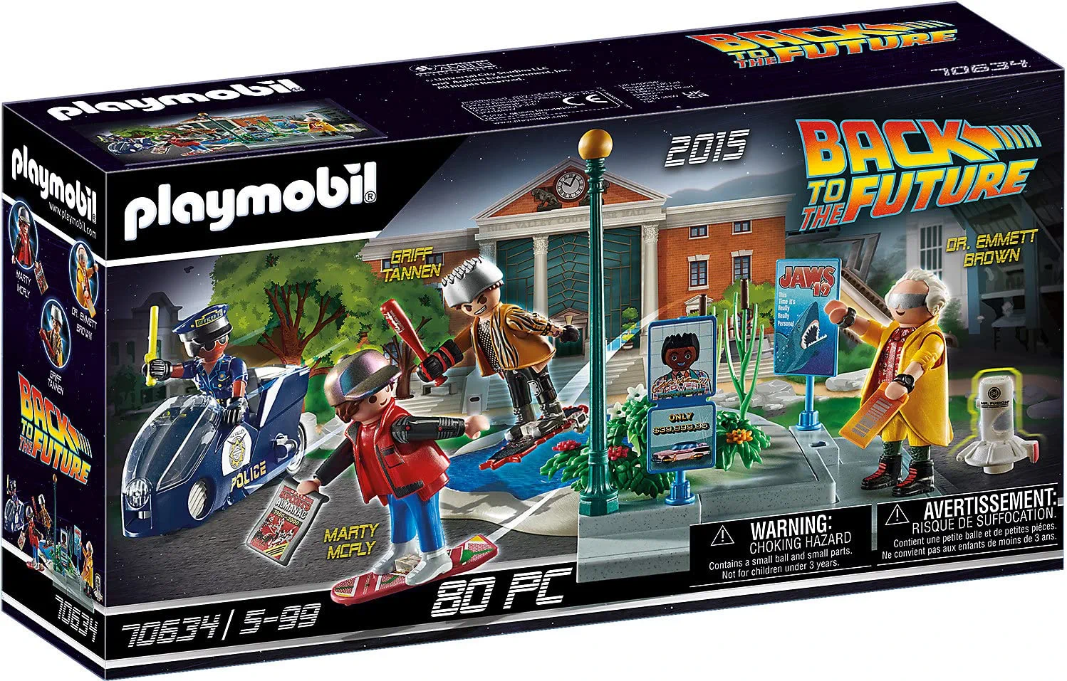 PLAYMOBIL Back to The Future 70634 Part II Verfolgung mit Hoverboard